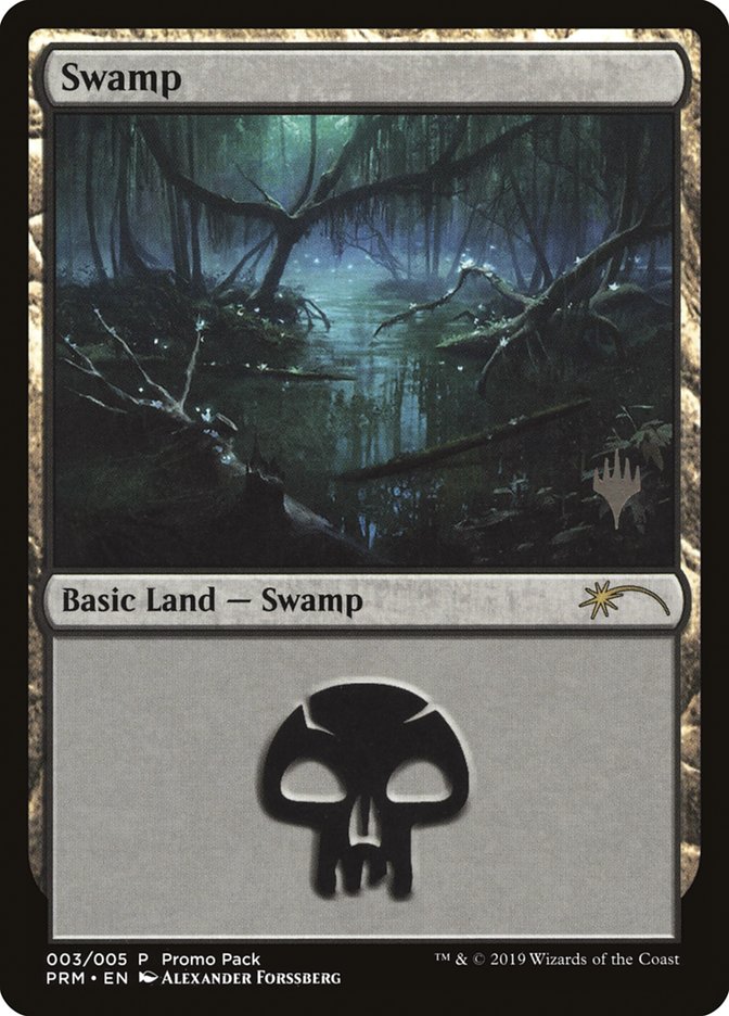 Swamp (3) [Core Set 2020 Promo Pack] | Impulse Games and Hobbies