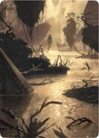 Murkwater Pathway Art Card [Zendikar Rising Art Series] | Impulse Games and Hobbies