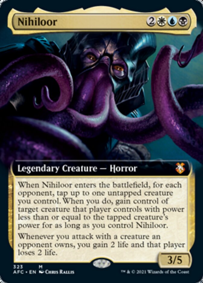 Nihiloor (Extended) [Dungeons & Dragons: Adventures in the Forgotten Realms Commander] | Impulse Games and Hobbies