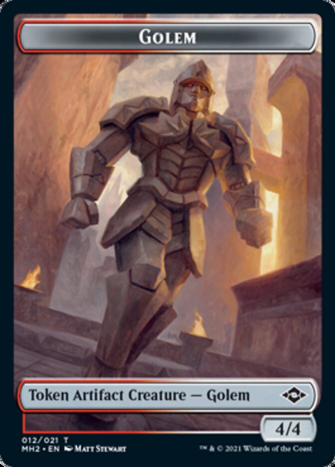 Golem Token // Treasure Token (#21) [Modern Horizons 2 Tokens] | Impulse Games and Hobbies