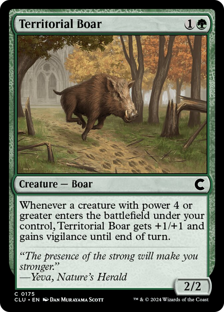 Territorial Boar [Ravnica: Clue Edition] | Impulse Games and Hobbies