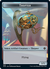 Elephant // Thopter Double-Sided Token [Starter Commander Decks] | Impulse Games and Hobbies