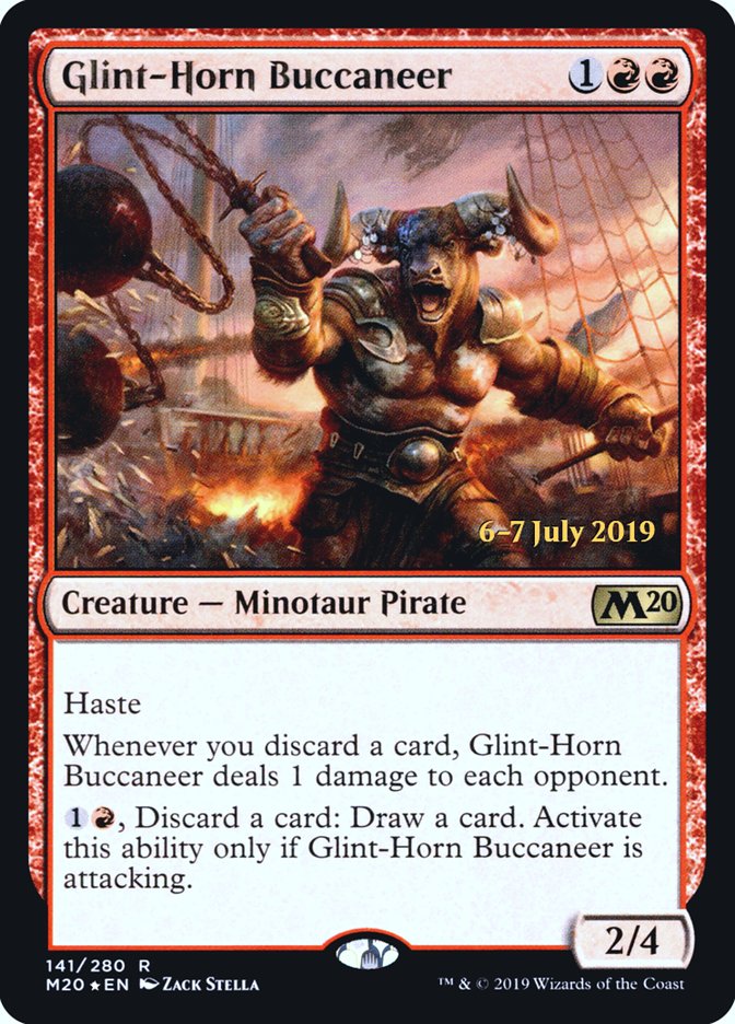 Glint-Horn Buccaneer  [Core Set 2020 Prerelease Promos] | Impulse Games and Hobbies