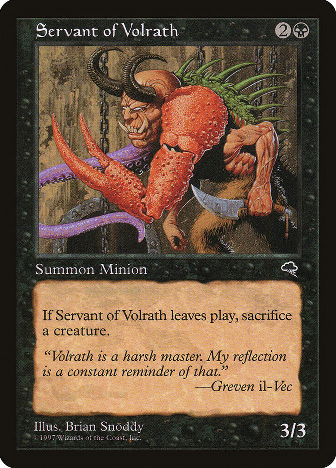 Servant of Volrath [Tempest] | Impulse Games and Hobbies