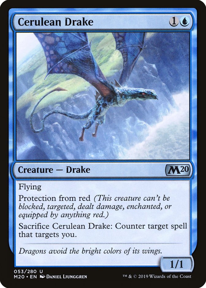 Cerulean Drake [Core Set 2020] | Impulse Games and Hobbies