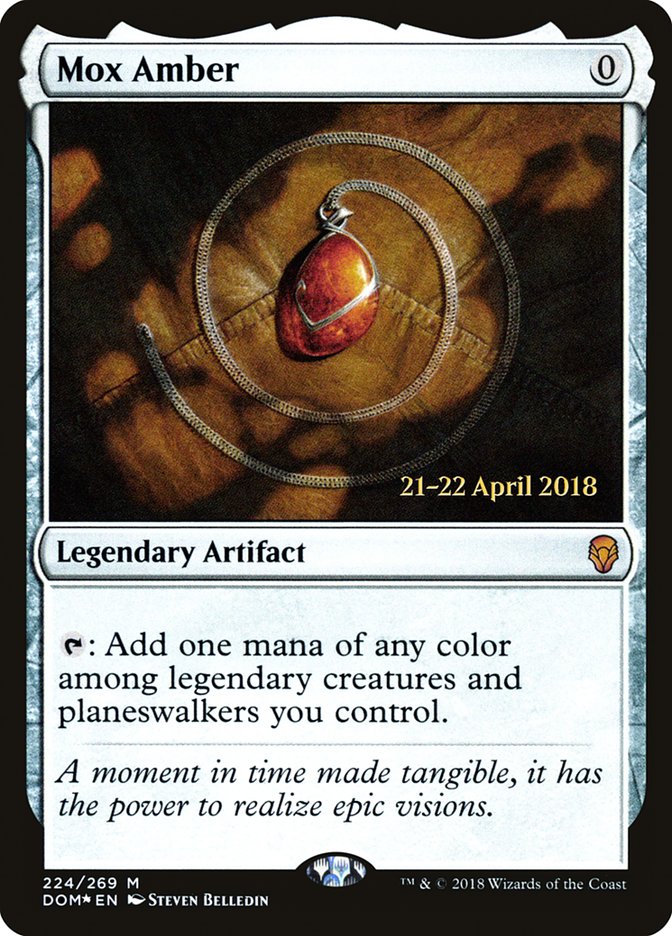 Mox Amber  [Dominaria Prerelease Promos] | Impulse Games and Hobbies