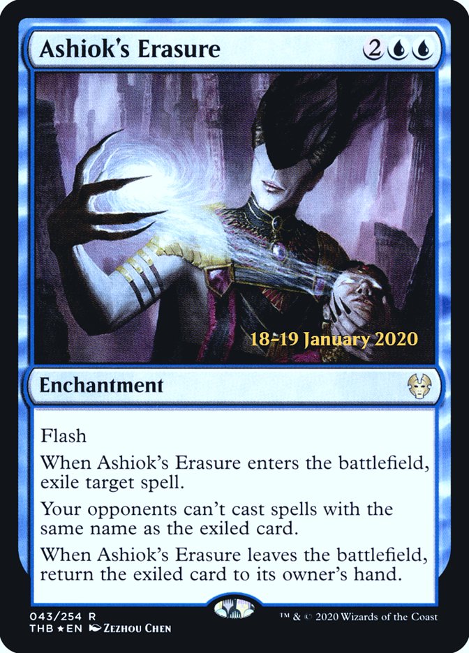 Ashiok's Erasure [Theros Beyond Death Prerelease Promos] | Impulse Games and Hobbies