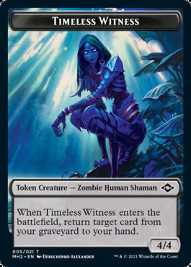 Timeless Witness Token [Modern Horizons 2 Tokens] | Impulse Games and Hobbies