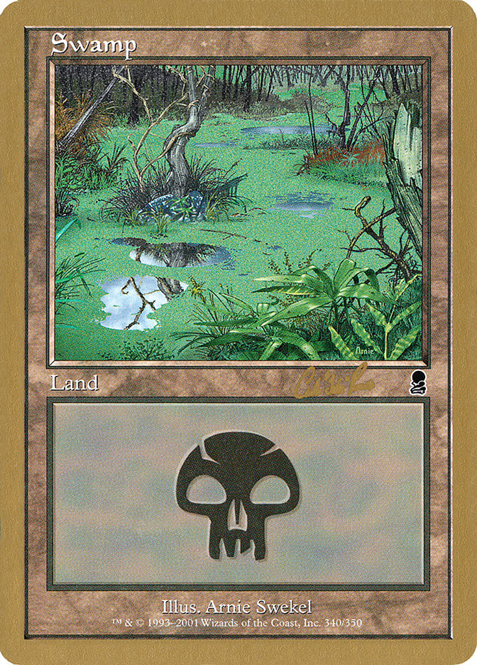 Swamp (cr340) (Carlos Romao) [World Championship Decks 2002] | Impulse Games and Hobbies