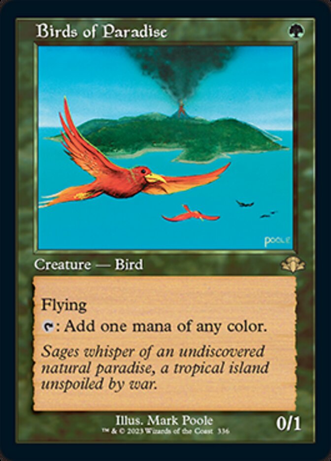 Birds of Paradise (Retro) [Dominaria Remastered] | Impulse Games and Hobbies