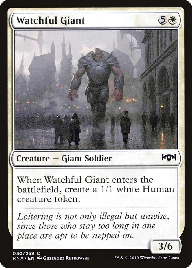 Watchful Giant [Ravnica Allegiance] | Impulse Games and Hobbies