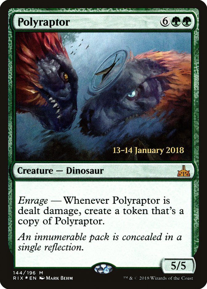 Polyraptor [Rivals of Ixalan Prerelease Promos] | Impulse Games and Hobbies