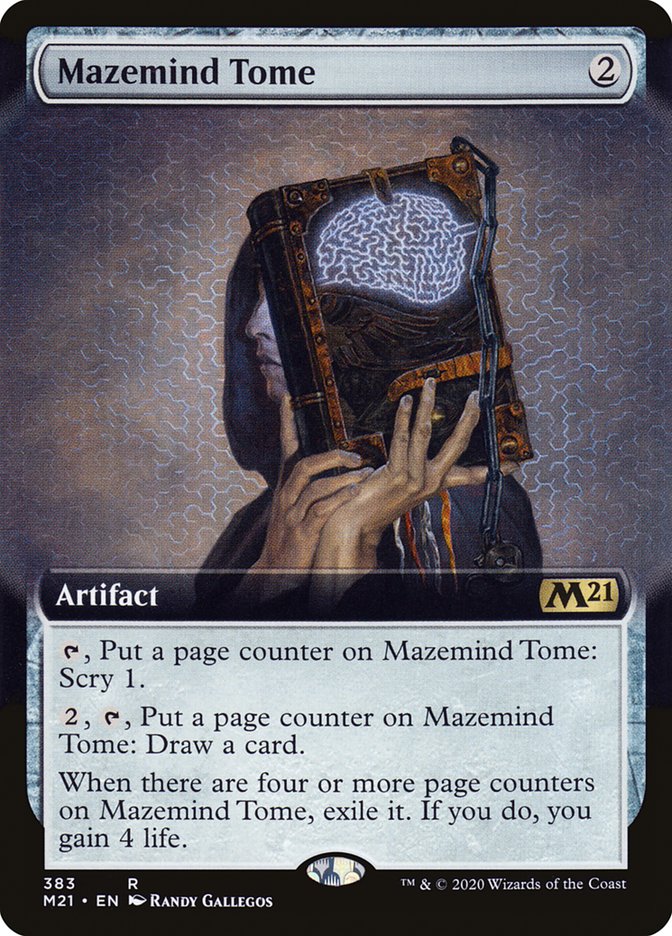 Mazemind Tome (Extended Art) [Core Set 2021] | Impulse Games and Hobbies