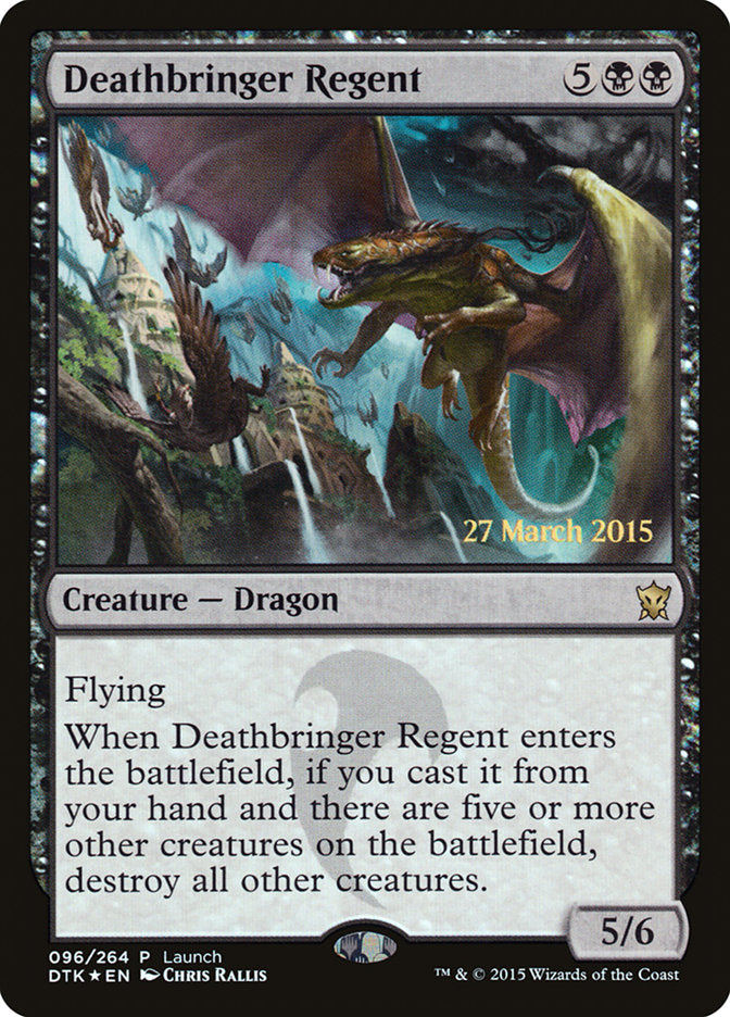 Deathbringer Regent (Launch) [Dragons of Tarkir Prerelease Promos] | Impulse Games and Hobbies