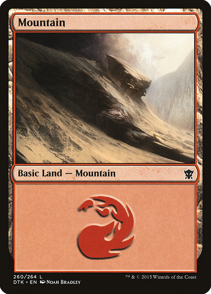 Mountain (260) [Dragons of Tarkir] | Impulse Games and Hobbies