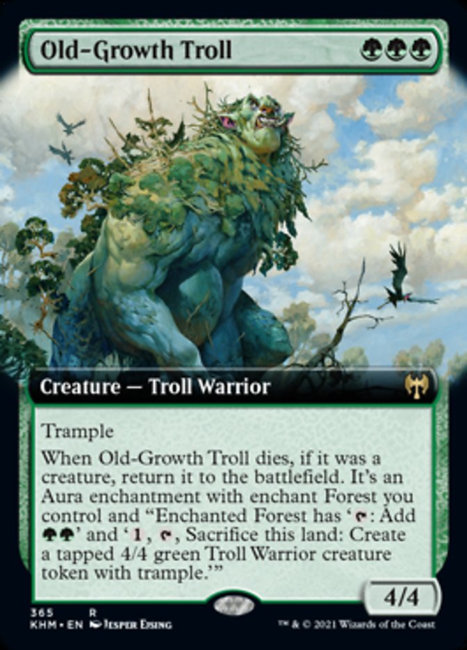 Old-Growth Troll (Extended Art) [Kaldheim] | Impulse Games and Hobbies