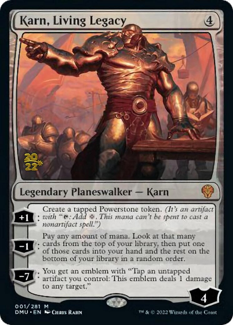 Karn, Living Legacy [Dominaria United Prerelease Promos] | Impulse Games and Hobbies