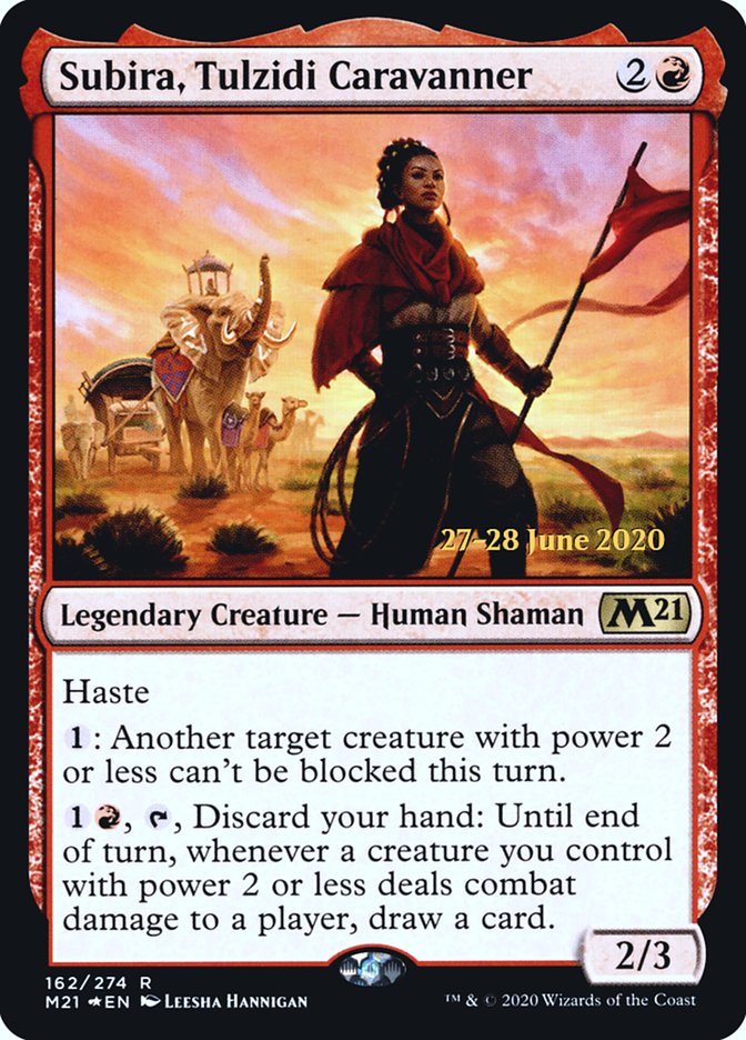 Subira, Tulzidi Caravanner  [Core Set 2021 Prerelease Promos] | Impulse Games and Hobbies