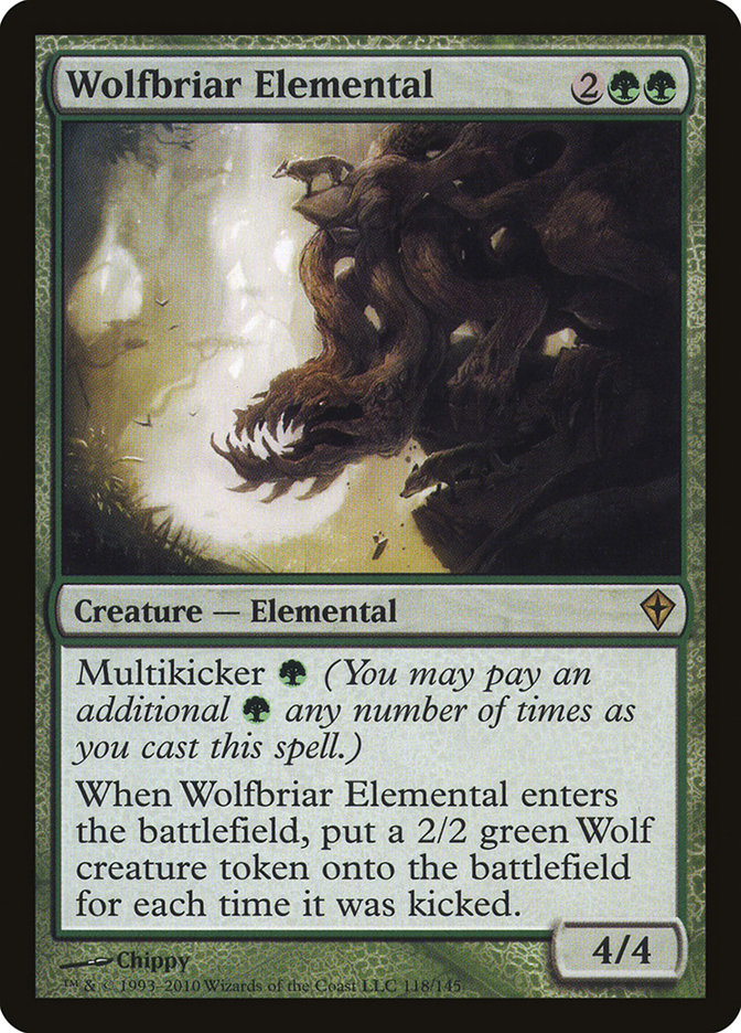 Wolfbriar Elemental [Worldwake] | Impulse Games and Hobbies