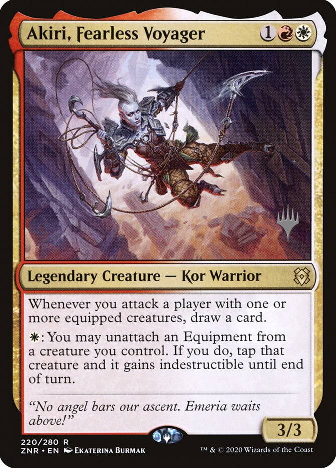 Akiri, Fearless Voyager (Promo Pack) [Zendikar Rising Promos] | Impulse Games and Hobbies