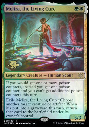 Melira, the Living Cure [Phyrexia: All Will Be One Prerelease Promos] | Impulse Games and Hobbies