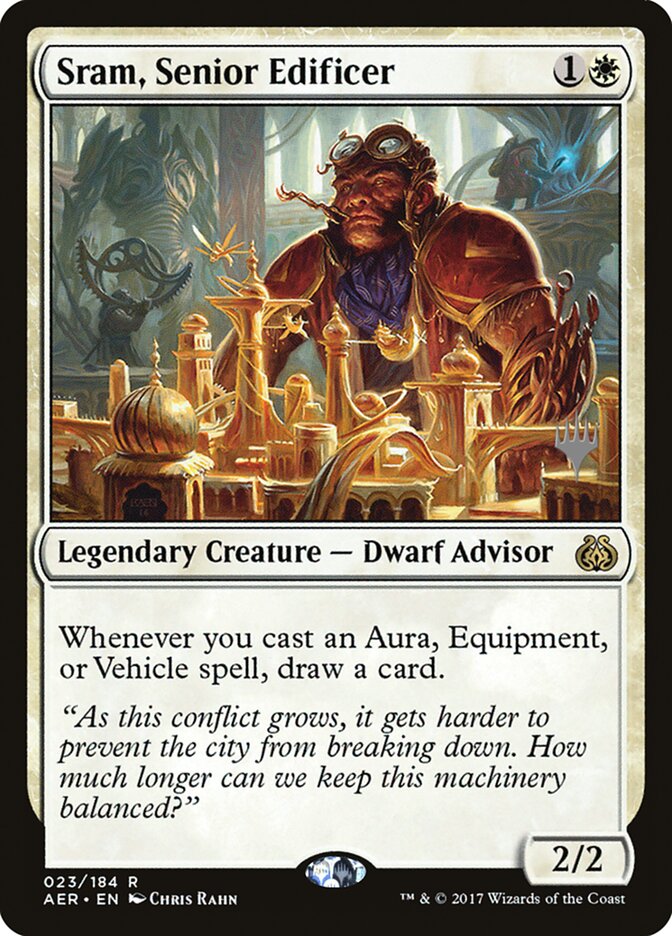 Sram, Senior Edificer [Aether Revolt Promos] | Impulse Games and Hobbies