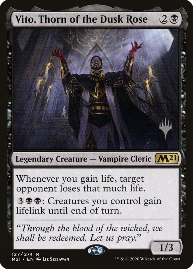 Vito, Thorn of the Dusk Rose (Promo Pack) [Core Set 2021 Promos] | Impulse Games and Hobbies