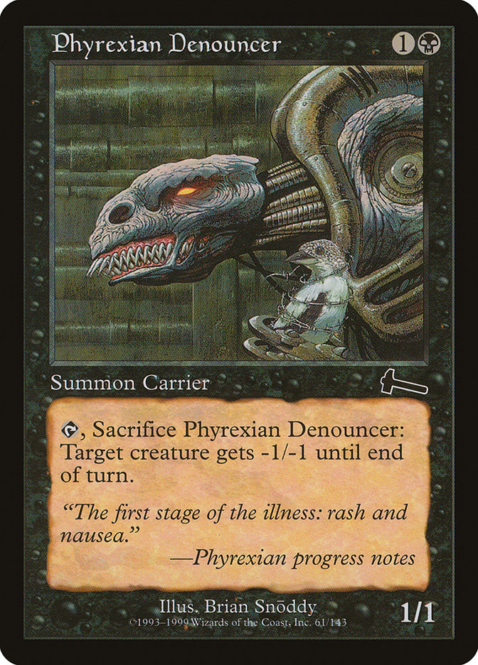 Phyrexian Denouncer [Urza's Legacy] | Impulse Games and Hobbies