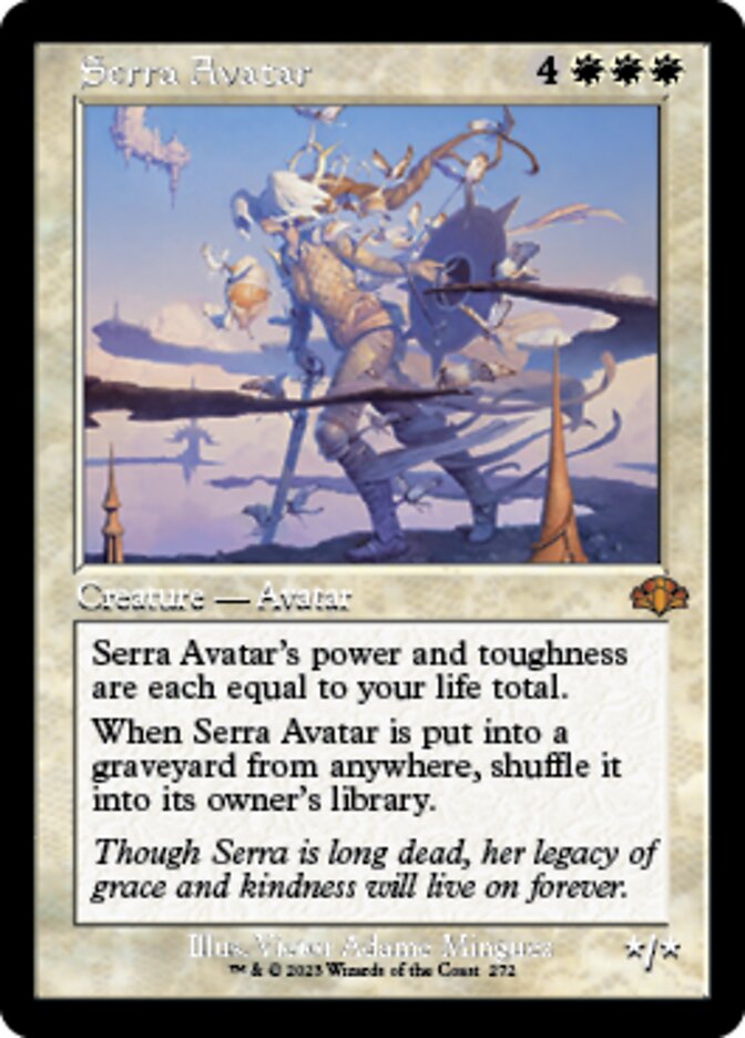 Serra Avatar (Retro) [Dominaria Remastered] | Impulse Games and Hobbies