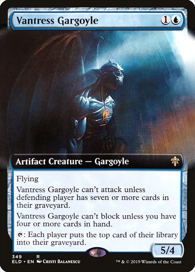 Vantress Gargoyle (Extended Art) [Throne of Eldraine] | Impulse Games and Hobbies