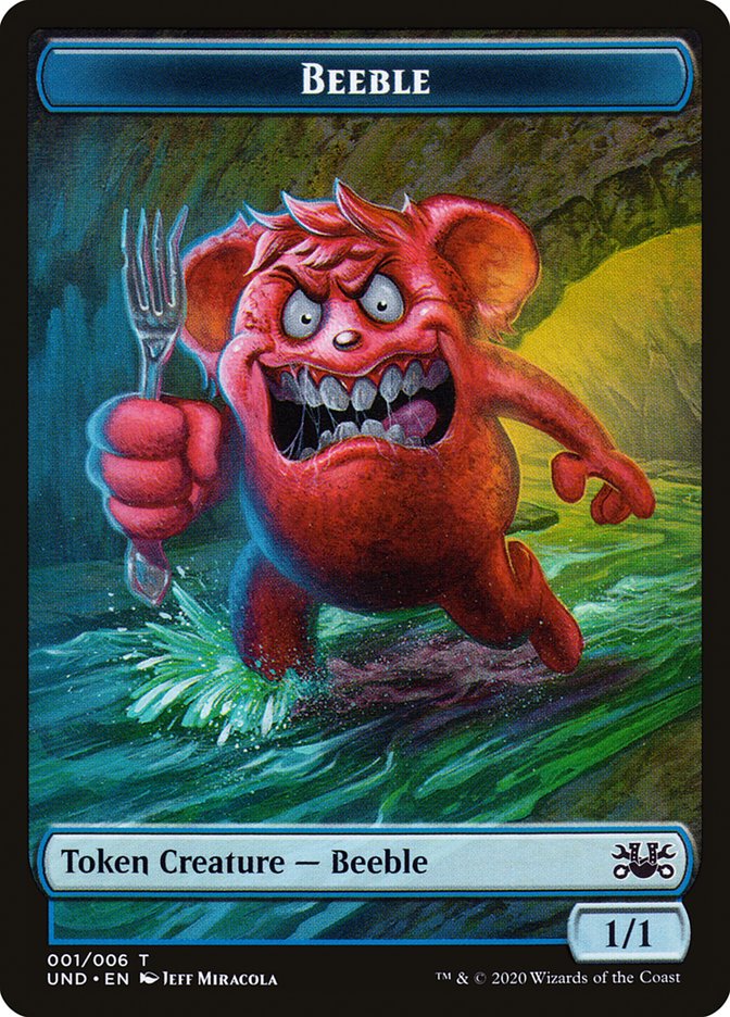 Beeble // Dragon Double-sided Token [Unsanctioned Tokens] | Impulse Games and Hobbies