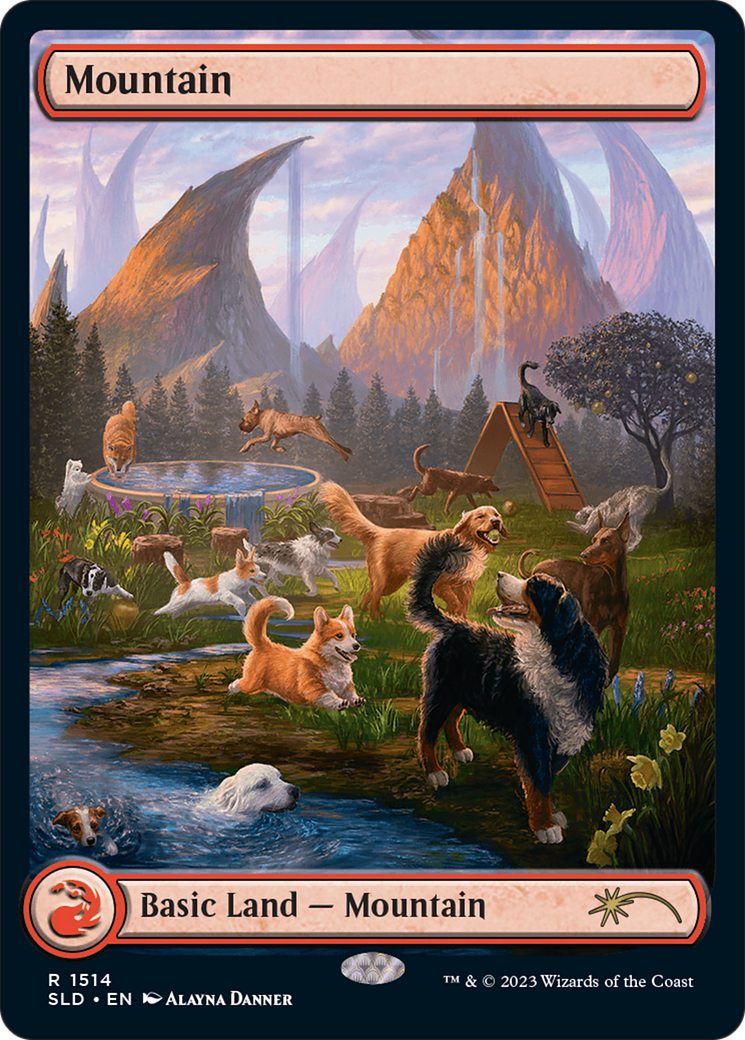 Mountain (1514) [Secret Lair Commander Deck: Raining Cats and Dogs] | Impulse Games and Hobbies