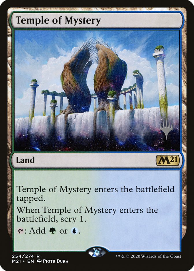 Temple of Mystery (Promo Pack) [Core Set 2021 Promos] | Impulse Games and Hobbies