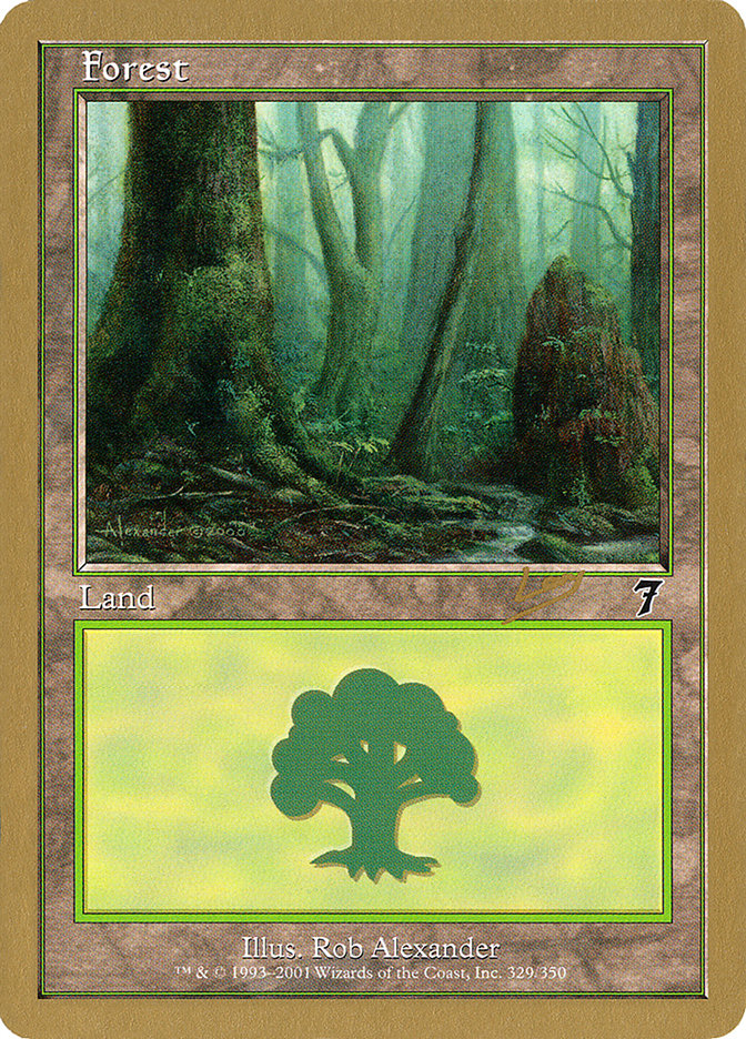 Forest (rl329) (Raphael Levy) [World Championship Decks 2002] | Impulse Games and Hobbies