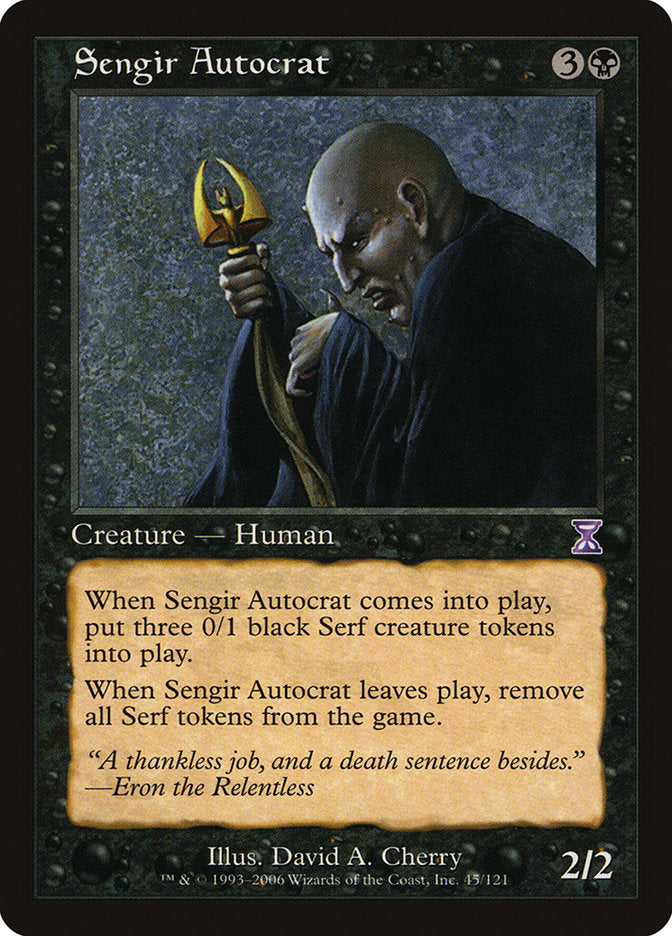 Sengir Autocrat [Time Spiral Timeshifted] | Impulse Games and Hobbies
