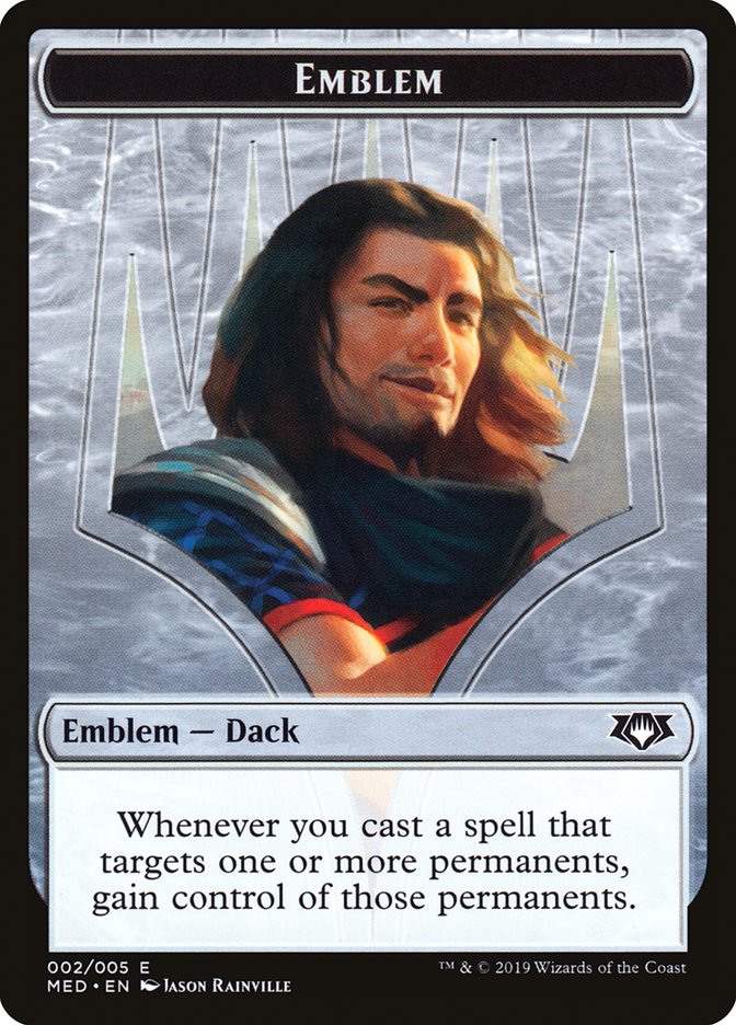 Dack Fayden Emblem [Mythic Edition Tokens] | Impulse Games and Hobbies