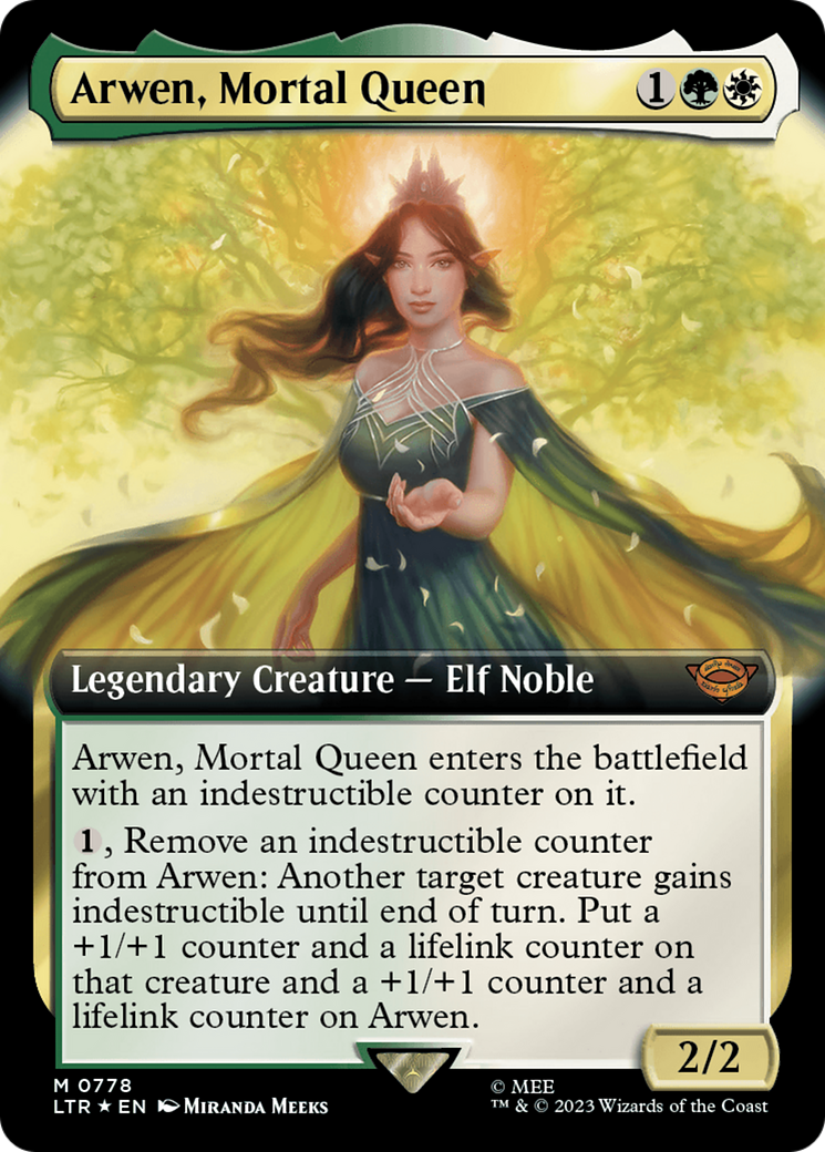 Arwen, Mortal Queen (Extended Art) (Surge Foil) [The Lord of the Rings: Tales of Middle-Earth] | Impulse Games and Hobbies