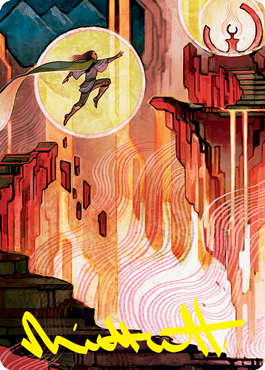 Thrill of Possibility Art Card (Gold-Stamped Signature) [Strixhaven: School of Mages Art Series] | Impulse Games and Hobbies