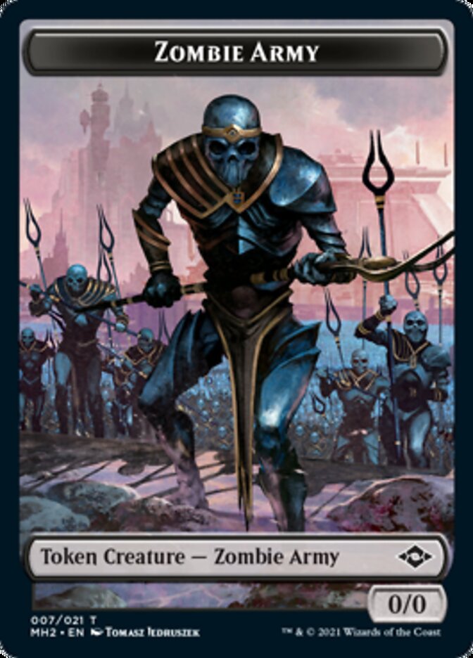 Zombie Army Token [Modern Horizons 2 Tokens] | Impulse Games and Hobbies