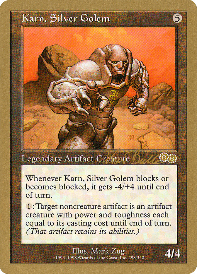 Karn, Silver Golem (Kai Budde) [World Championship Decks 1999] | Impulse Games and Hobbies
