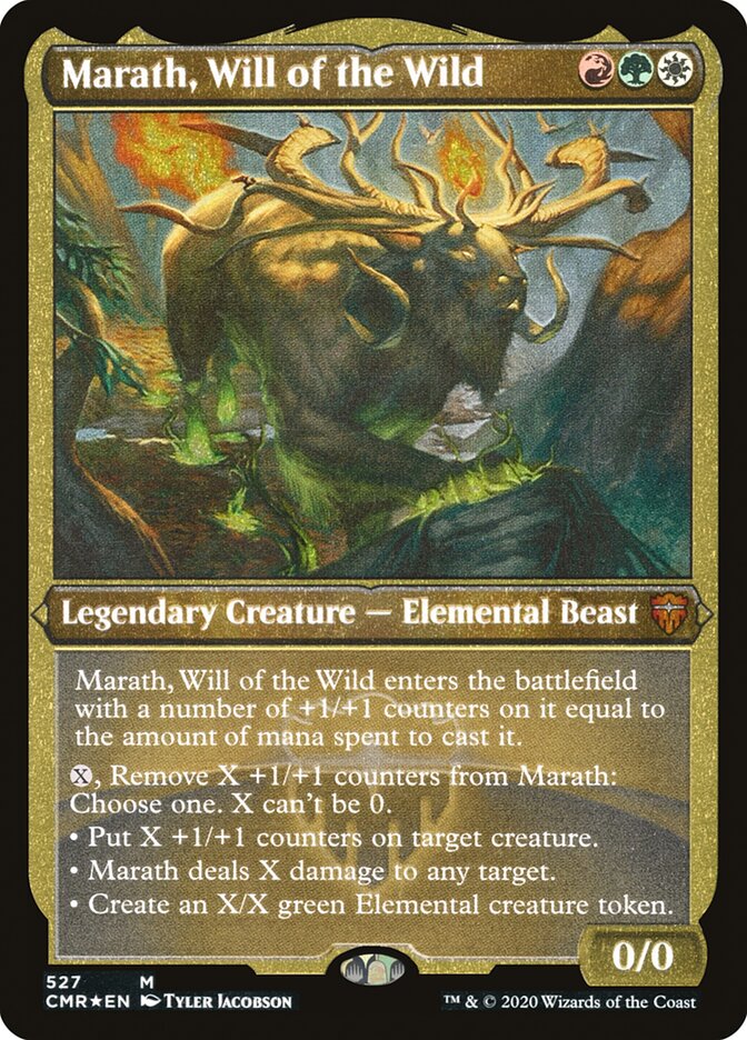 Marath, Will of the Wild (Etched) [Commander Legends] | Impulse Games and Hobbies