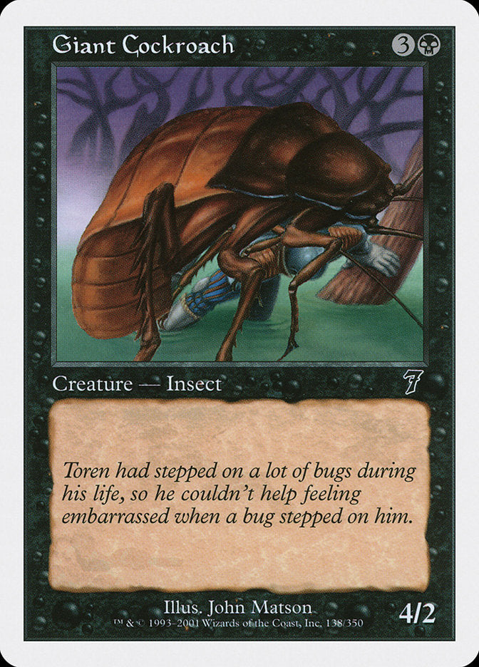 Giant Cockroach [Seventh Edition] | Impulse Games and Hobbies