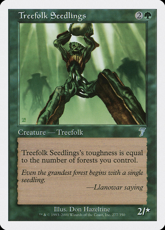 Treefolk Seedlings [Seventh Edition] | Impulse Games and Hobbies