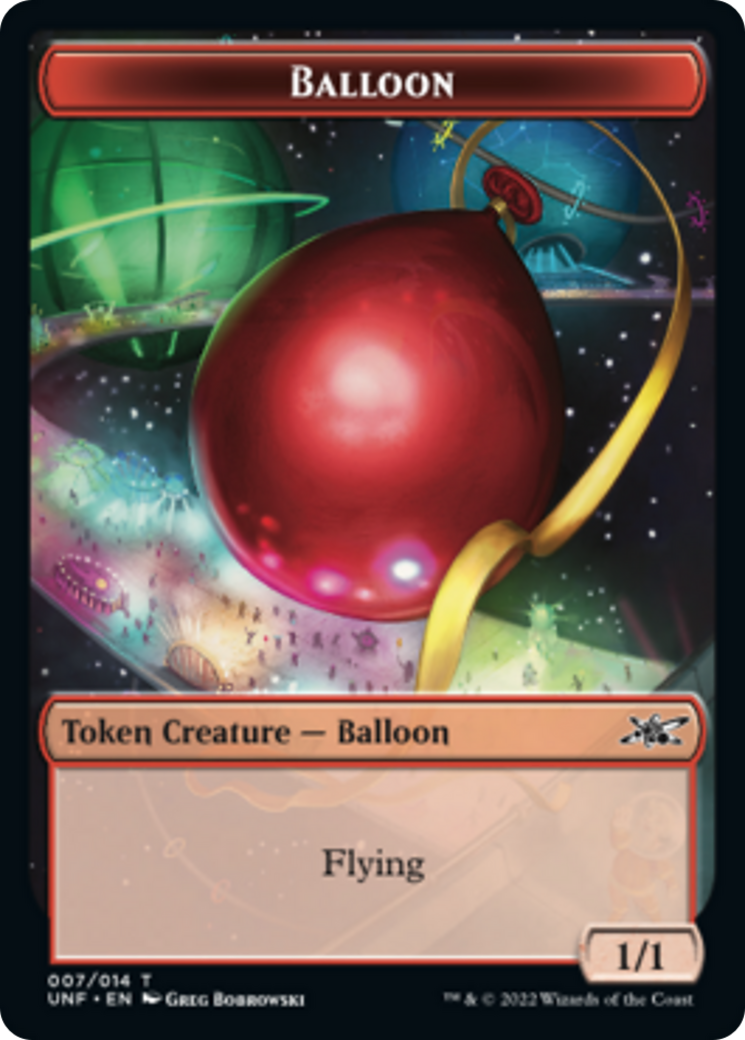 Clown Robot (002) // Balloon Double-sided Token [Unfinity Tokens] | Impulse Games and Hobbies