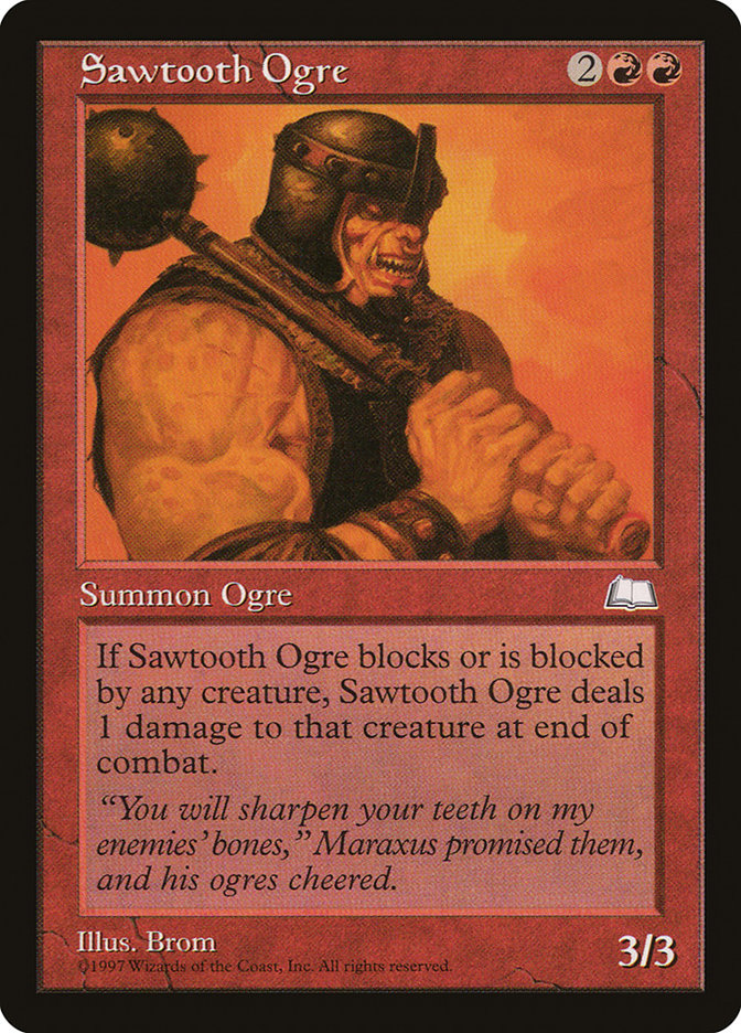Sawtooth Ogre [Weatherlight] | Impulse Games and Hobbies