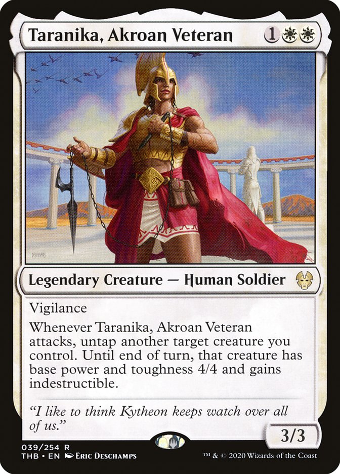 Taranika, Akroan Veteran [Theros Beyond Death] | Impulse Games and Hobbies