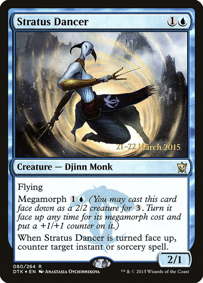 Stratus Dancer [Dragons of Tarkir Prerelease Promos] | Impulse Games and Hobbies