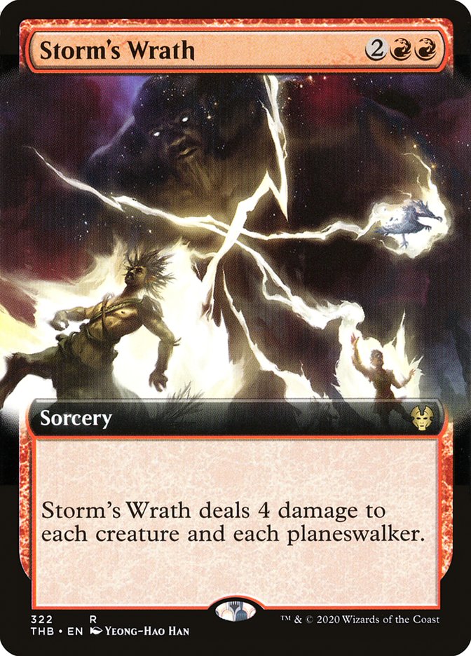 Storm's Wrath (Extended Art) [Theros Beyond Death] | Impulse Games and Hobbies