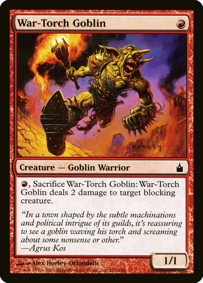 War-Torch Goblin [Ravnica: City of Guilds] | Impulse Games and Hobbies