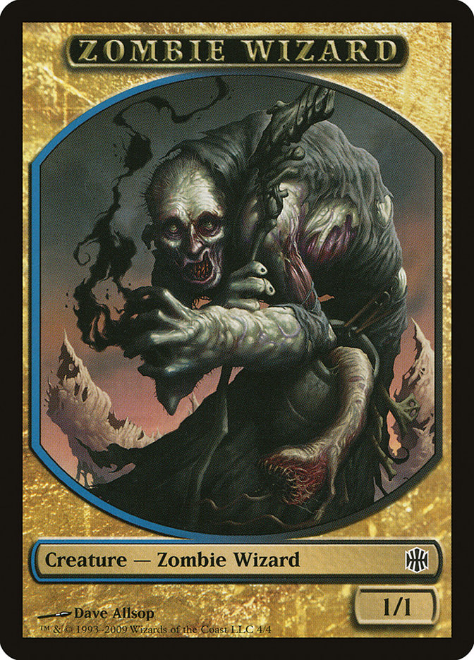 Zombie Wizard Token [Alara Reborn Tokens] | Impulse Games and Hobbies